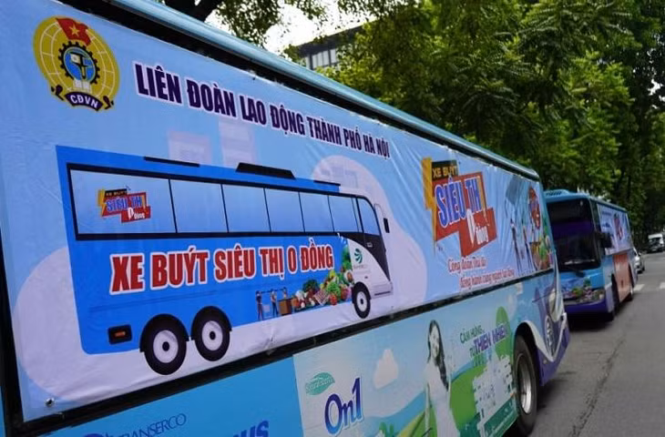 13 doanh nghiệp đăng ký bán hàng lưu động tại Hà Nội bằng ôtô, xe buýt
