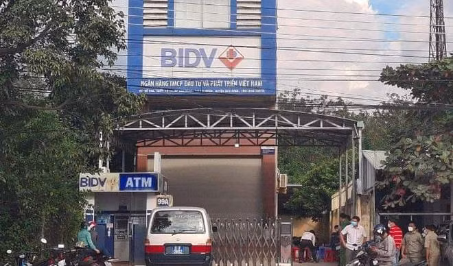 Ngân hàng nơi xảy ra vụ cướp