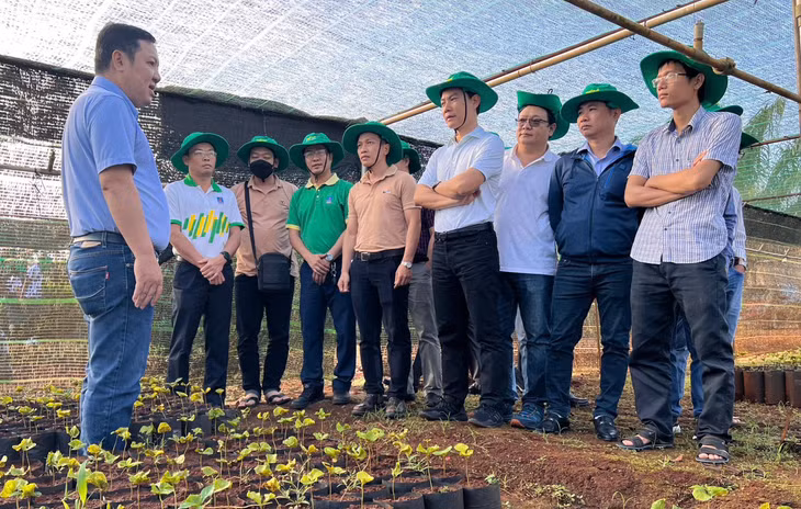 Các kỹ sư Nhà máy NPK Phú Mỹ tham gia thực địa, tìm tòi nhằm nâng cao, cải tiến cho sản phẩm NPK Phú Mỹ