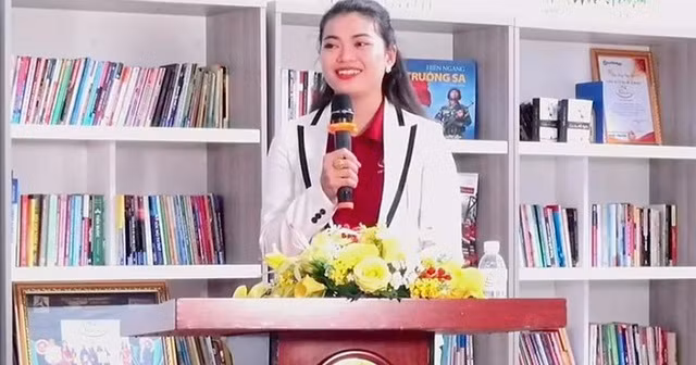 Phó tổng giám đốc Công ty Alibaba Huỳnh Thị Ngọc Như livestream nói chuyện với khách hàng sau khi Luyện bị bắt.