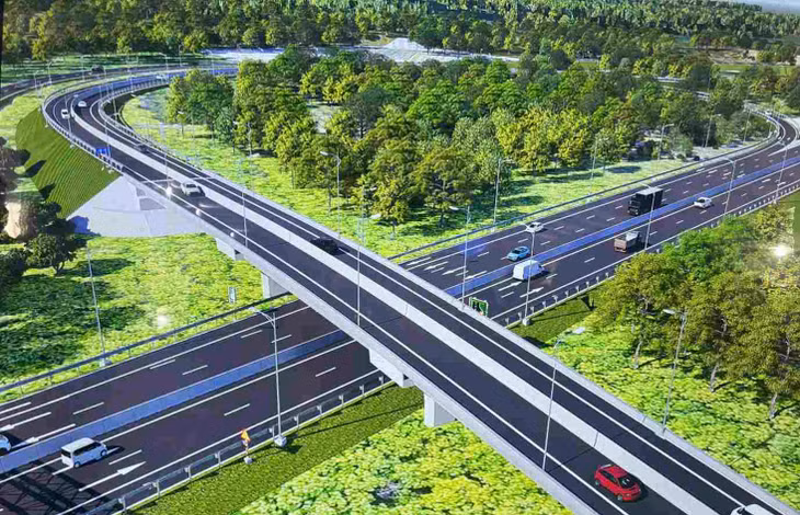 Phối cảnh giai đoạn 1 dự án cao tốc TP.HCM - Thủ Dầu Một - Chơn Thành