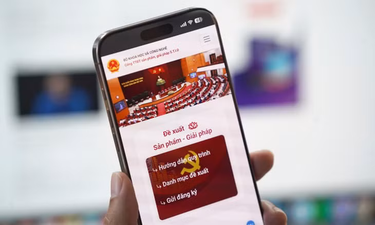 Cổng thông tin tiếp nhận và công bố các sản phẩm, giải pháp khoa học, công nghệ, đổi mới sáng tạo và chuyển đổi số