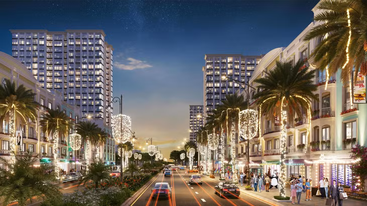 Quảng trường biển và Trục đại lộ tại Sun Grand Boulevard sẽ biến Sầm Sơn thành Thành phố đêm không ngủ