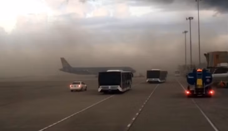 Cụ thể, trong các ngày 18, 19 và 20/7, xuất hiện tình trạng bụi đất do quá trình thi công tại Dự án “Xây dựng Nhà ga hành khách T2 - Cảng hàng không quốc tế Phú Bài”