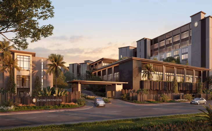 InterContinental là một trong số những thương hiệu nghỉ dưỡng quốc tế sắp xuất hiện tại Hạ Long. Ảnh: BIM Land.