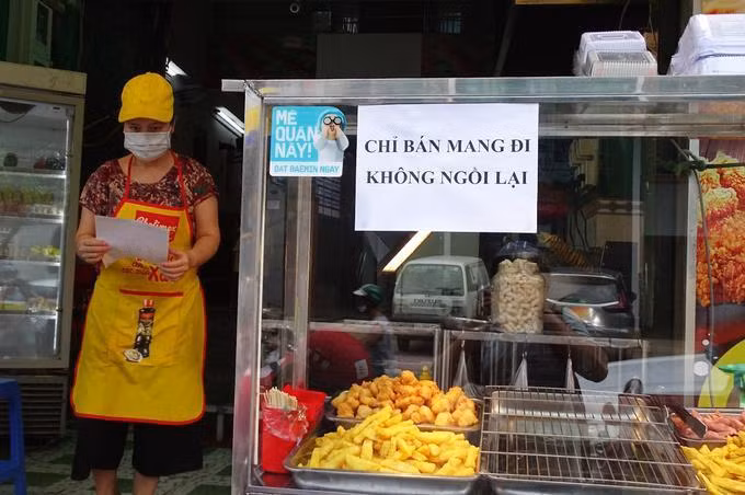 Quán ăn trên đường D5, quận Bình Thạnh