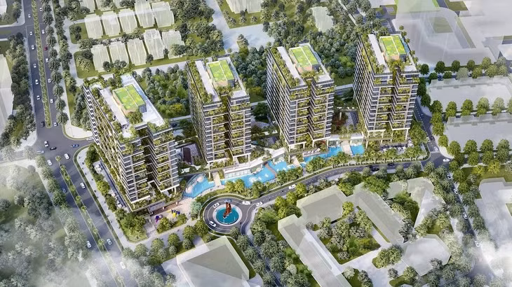 Yếu tố xanh được đưa vào dự án hạng sang một cách tối đa...