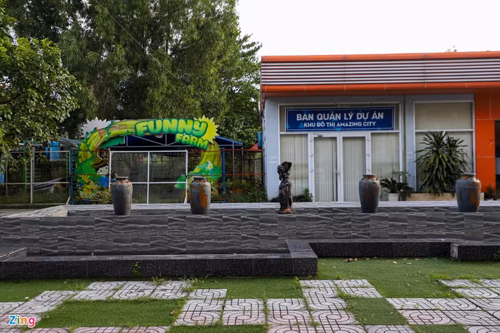 Công ty này còn xây nhà điều hành dự án, hồ bơi… khi chưa được cấp phép xây dựng, chưa được cơ quan có thẩm quyền giao đất.
