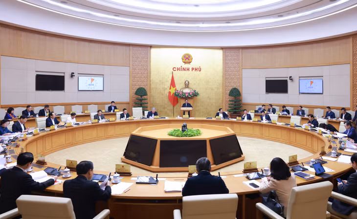 Chính phủ họp phiên chuyên đề xây dựng pháp luật tháng 1