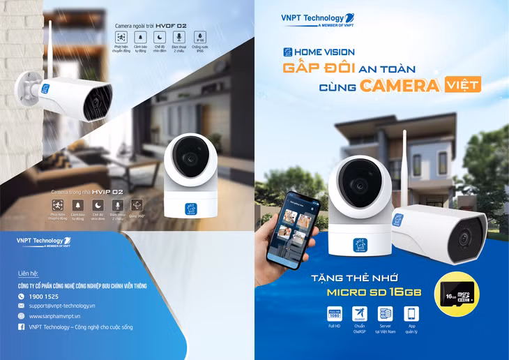 VNPT Technology sẽ cung cấp hai loại thiết bị giám sát an ninh cho hộ gia đình