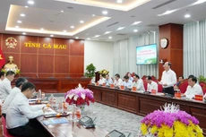 Lãnh đạo tỉnh Cà Mau làm việc với Công ty CP Tập đoàn Xuân Thiện về đề xuất đầu tư tổ hợp khu công - nông nghiệp kết hợp đô thị, du lịch, dịch vụ hậu cần cảng và năng lượng tại địa phương tổ chức ngày 03/03/2026 (ảnh: CTTCM)