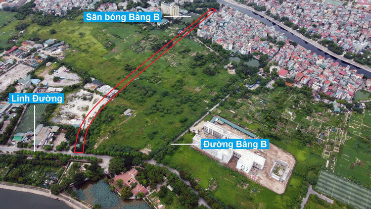 Quy hoạch các ô đất xây trường học của quận Hoàng Mai. Ảnh: internet