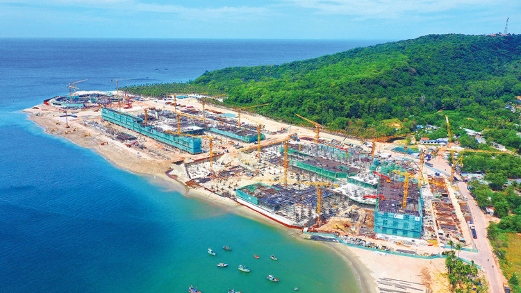 Khối lượng công việc khổng lồ đang chờ đón các nhà thầu tại hàng loạt siêu dự án trên cả nước. Ảnh: Tiên Giang