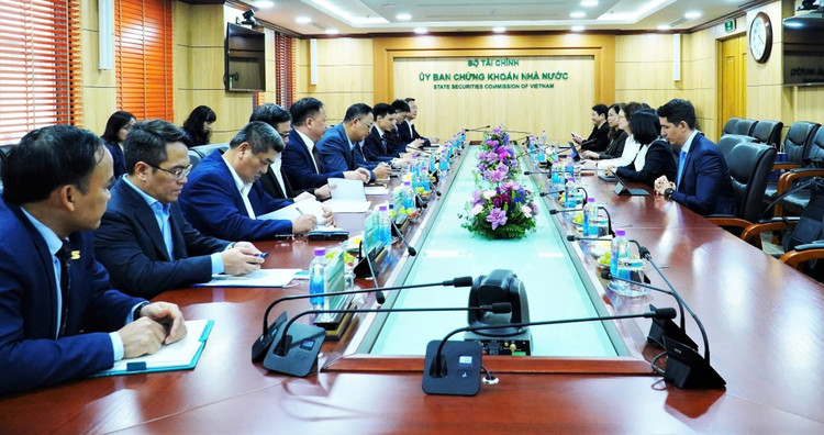 Chủ tịch UBCKNN tiếp Tổng Giám đốc FTSE Russell