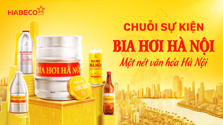 Chuỗi sự kiện "Bia hơi Hà Nội - Một nét văn hóa Hà Nội" hè 2026 - Lan tỏa bản sắc Thủ đô đến các tỉnh thành