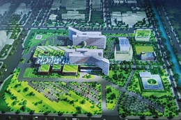 Phối cảnh Bệnh viện đa khoa Cà Mau quy mô 1.200 giường bệnh (ảnh internet)