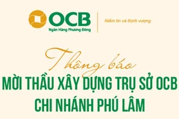 Thông báo chào thầu xây dựng trụ sở chi nhánh Phú Lâm