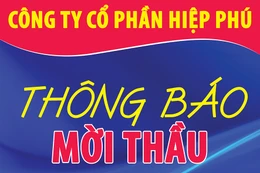 THÔNG BÁO MỜI THẦU