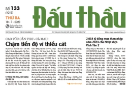 Báo Đấu thầu số 133 ra ngày 18/7/2023