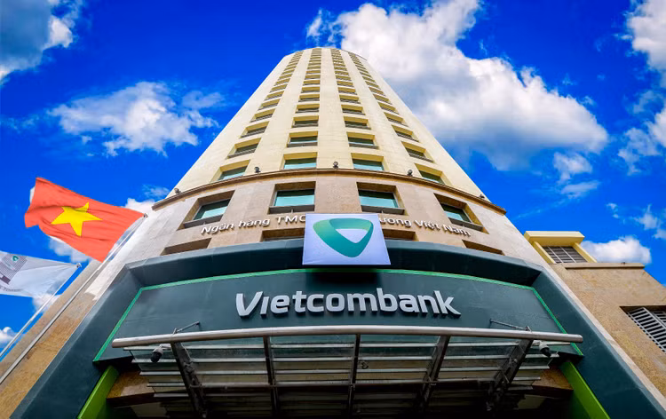 Trụ sở chính Vietcombank tại Thủ đô Hà Nội, Việt Nam