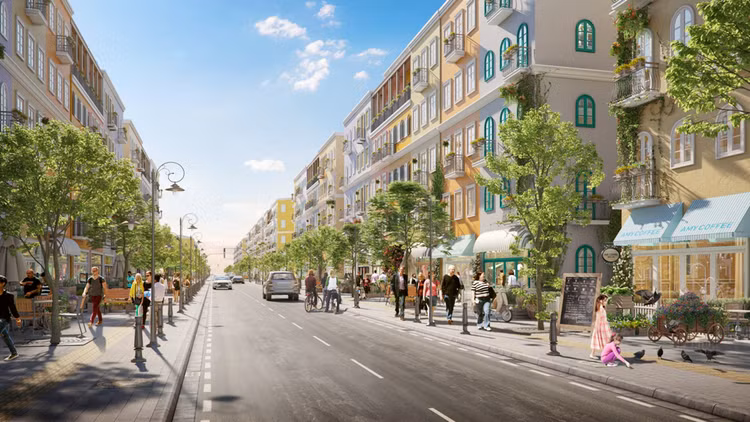 Dễ dàng ở và kinh doanh tại các căn nhà phố của Sun Grand City New An Thoi 