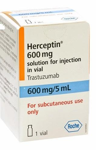 Herceptin 600mg/5ml SC (hoạt chất Trastuzumab) dung dịch tiêm với tuổi thọ 21 tháng của hãng F.Hoffmann-La Roche Ltd của Thụy Sỹ có tổng giá trúng thầu lớn nhất là 90,691 tỷ đồng