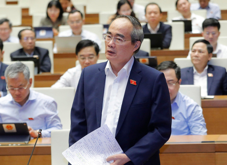 ĐBQH Nguyễn Thiện Nhân (TP.HCM) tham luận với tư cách chuyên gia