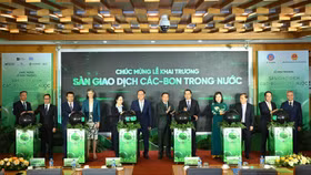 Lễ khai trương Sàn giao dịch các-bon trong nước được tổ chức sáng 29/6
