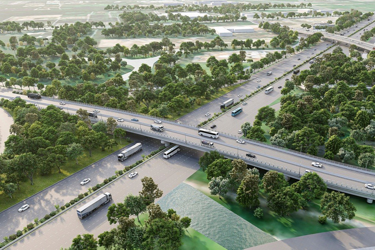 Phối cảnh tuyến cao tốc TP.HCM - Mộc Bài