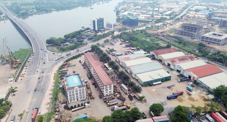 Một góc Khu công nghiệp Biên Hòa 1