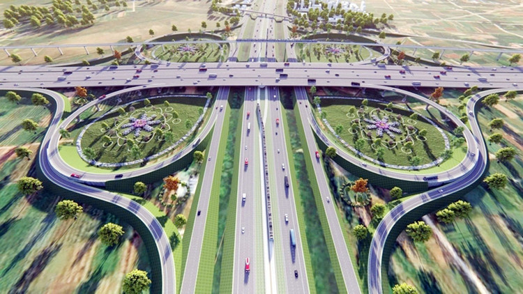Phối cảnh cao tốc Vành đai 4 - Vùng Thủ đô