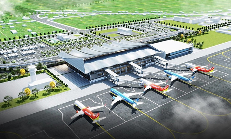 Phối cảnh sân bay Đồng Hới