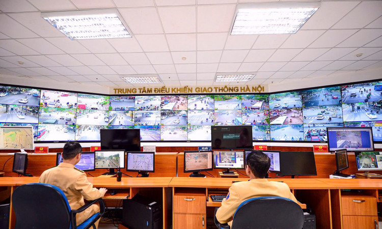 Trung tâm chỉ huy điều khiển giao thông tại Cục CSGT