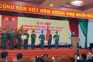Công ty 98 tổ chức Lễ kỷ niệm 80 năm Ngày truyền thống (16/7/1946 - 16/7/2026), khánh thành trụ sở Lữ đoàn và đón nhận Huân chương Lao động hạng Ba. Ảnh: Ngọc Tuấn