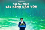 Tổng biên tập Báo Tài chính - Đầu tư Phạm Văn Hoành phát biểu khai mạc Hội nghị