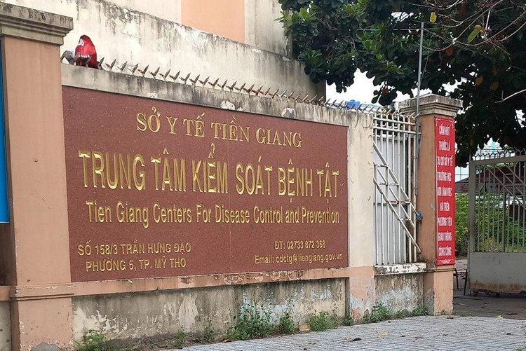 Trung tâm CDC Tiền Giang. Ảnh: Intrenet