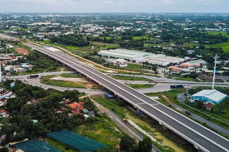 Dự án Xây dựng đường cao tốc Bến Lức - Long Thành có tổng chiều dài 57,8 km. Ảnh minh họa: Internet