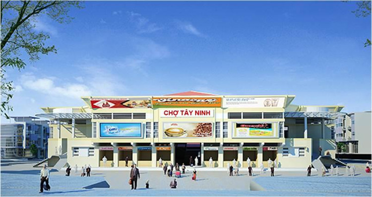 Phối cảnh chợ Tây Ninh