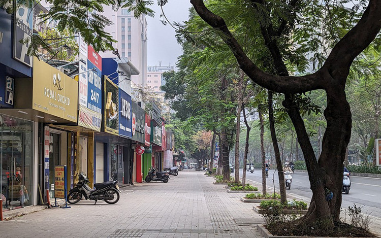 Hà Nội nghiên cứu cho thuê vỉa hè tại 123 tuyến phố. Ảnh minh họa