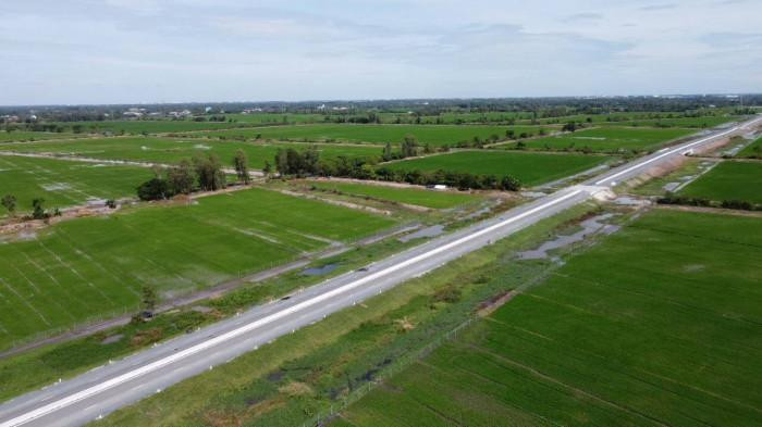 Tuyến Lộ Tẻ - Rạch Sỏi băng qua vùng Tứ Giác Long Xuyên. Ảnh Internet