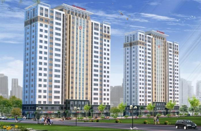 Phối cảnh dự án 584 Lilama SHB Building