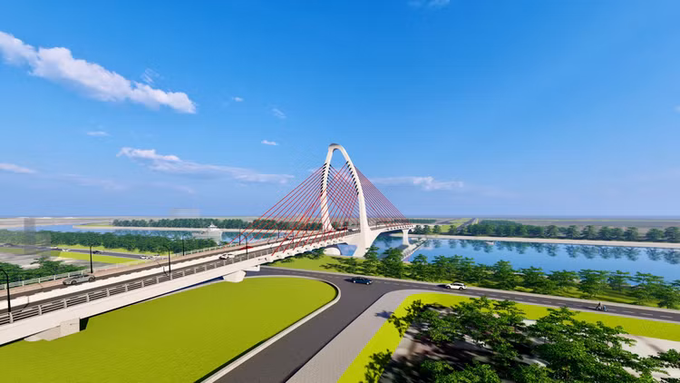 Phối cảnh tuyến đường vành đai phía tây Cần Thơ