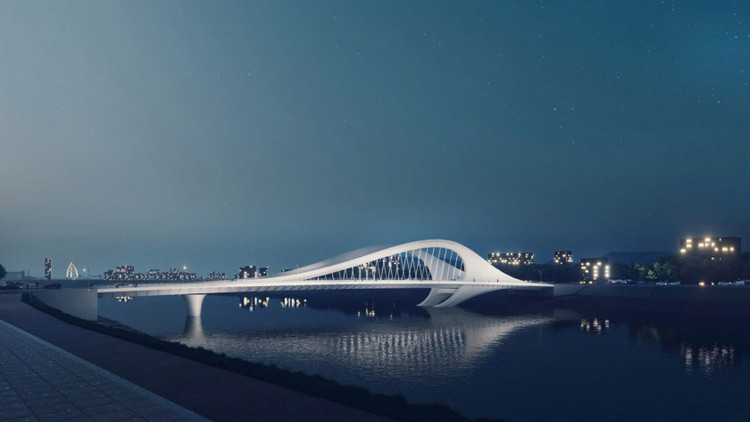 Mô hình thiết kế cầu Quang Vinh 2