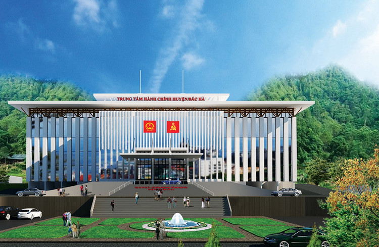 Phương án thiết kế Dự án Trụ sở hành chính huyện Bắc Hà