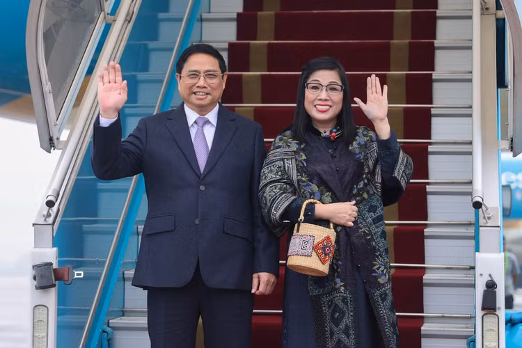 Thủ tướng Phạm Minh Chính và Phu nhân