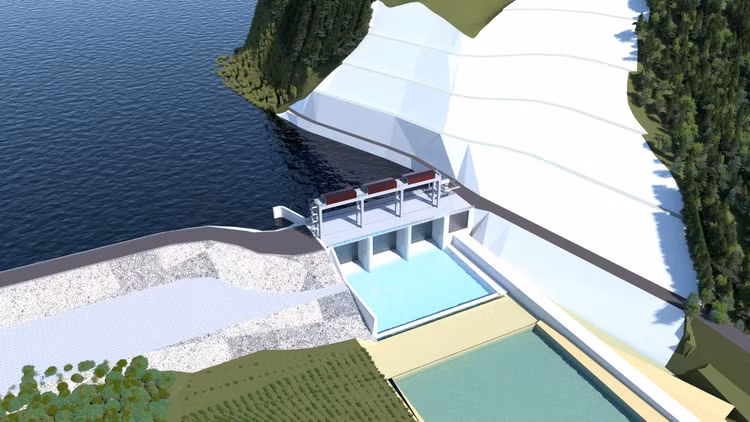 Phối cảnh Thủy điện Nậm Mô 1 