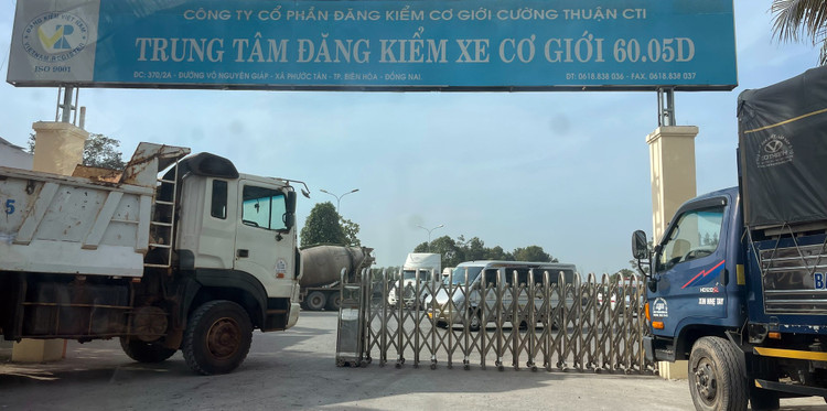 Trung tâm đăng kiểm xe cơ giới 60-05D hoạt động trở lại