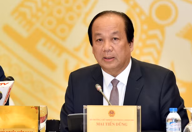 Ông Mai Tiến Dũng, nguyên Bộ trưởng, Chủ nhiệm Văn phòng Chính phủ. Ảnh: VGP