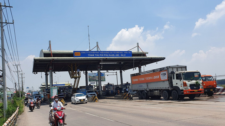 Trạm thu phí T1 trên Quốc lộ 51. Ảnh: Internet
