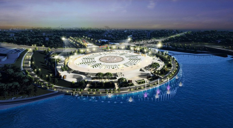 Phối cảnh Dự án Quảng trường trung tâm thành phố Gia Nghĩa. 